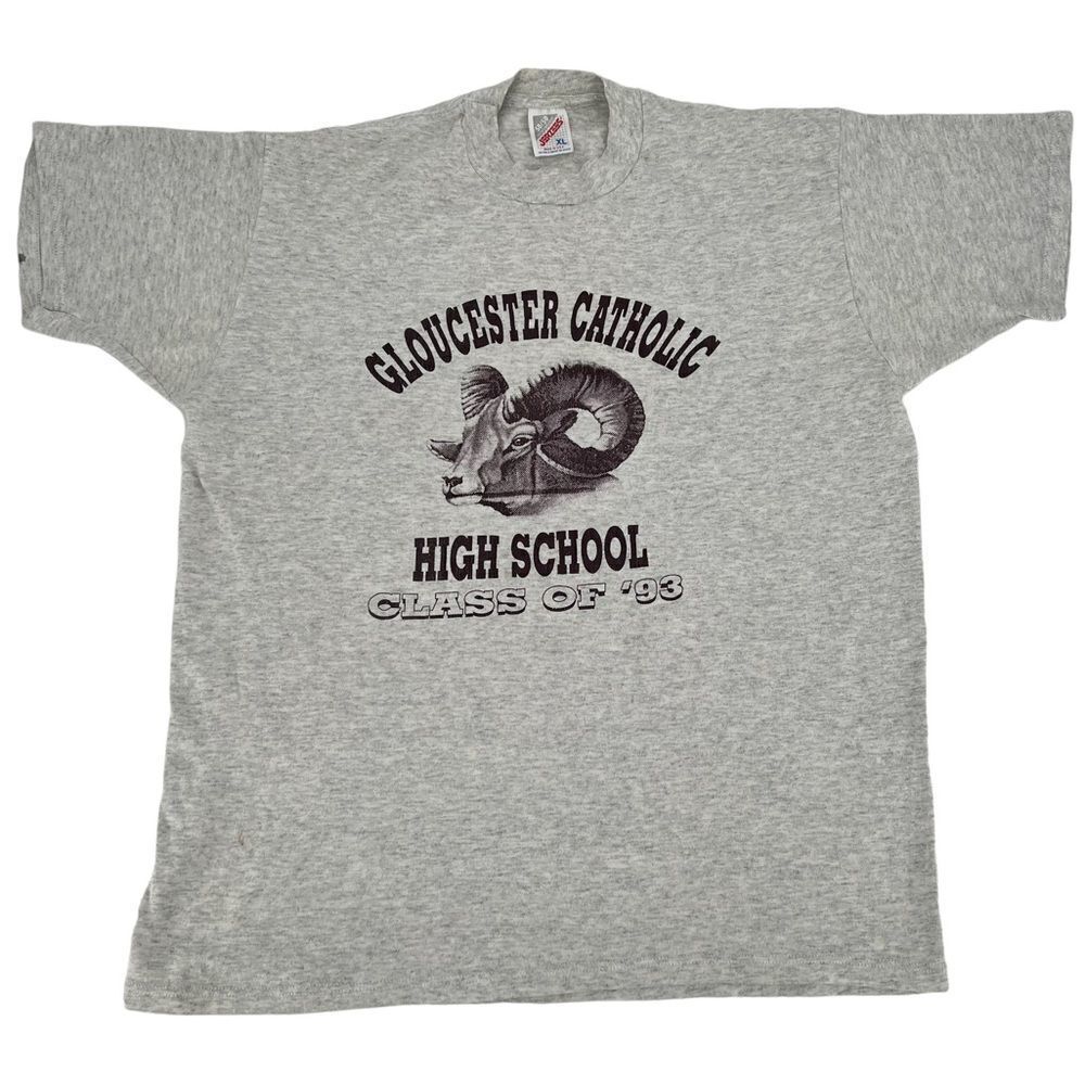 Vintage Gloucester Catholic School Class of ‘93 T-shirt shirt Ram Horns‎ Mens XL
